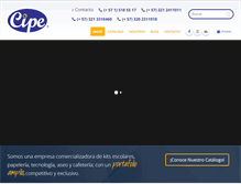 Tablet Screenshot of cipe.com.co